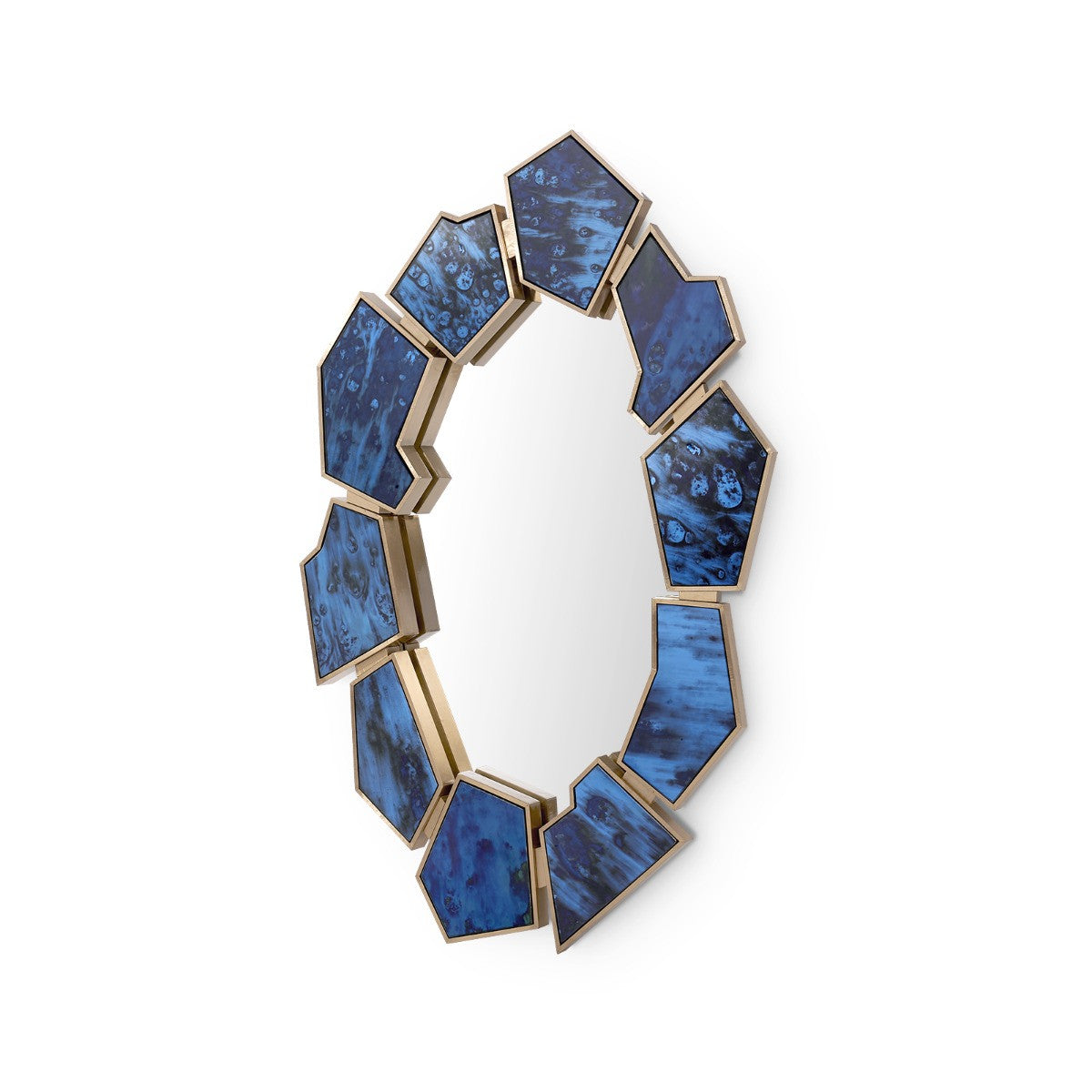 Villa & House Lucas Mirror, Antique Midnight Blue
