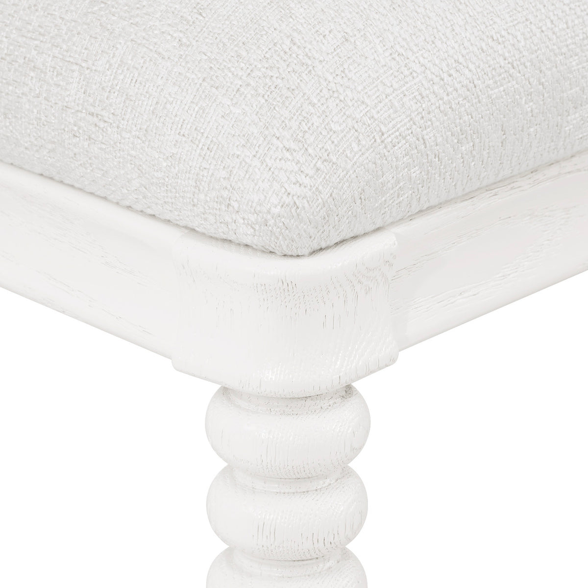 Villa & House Lawrence Side Chair, Glazed Whisper White