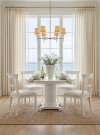 Villa & House Lawrence Side Chair, Glazed Whisper White