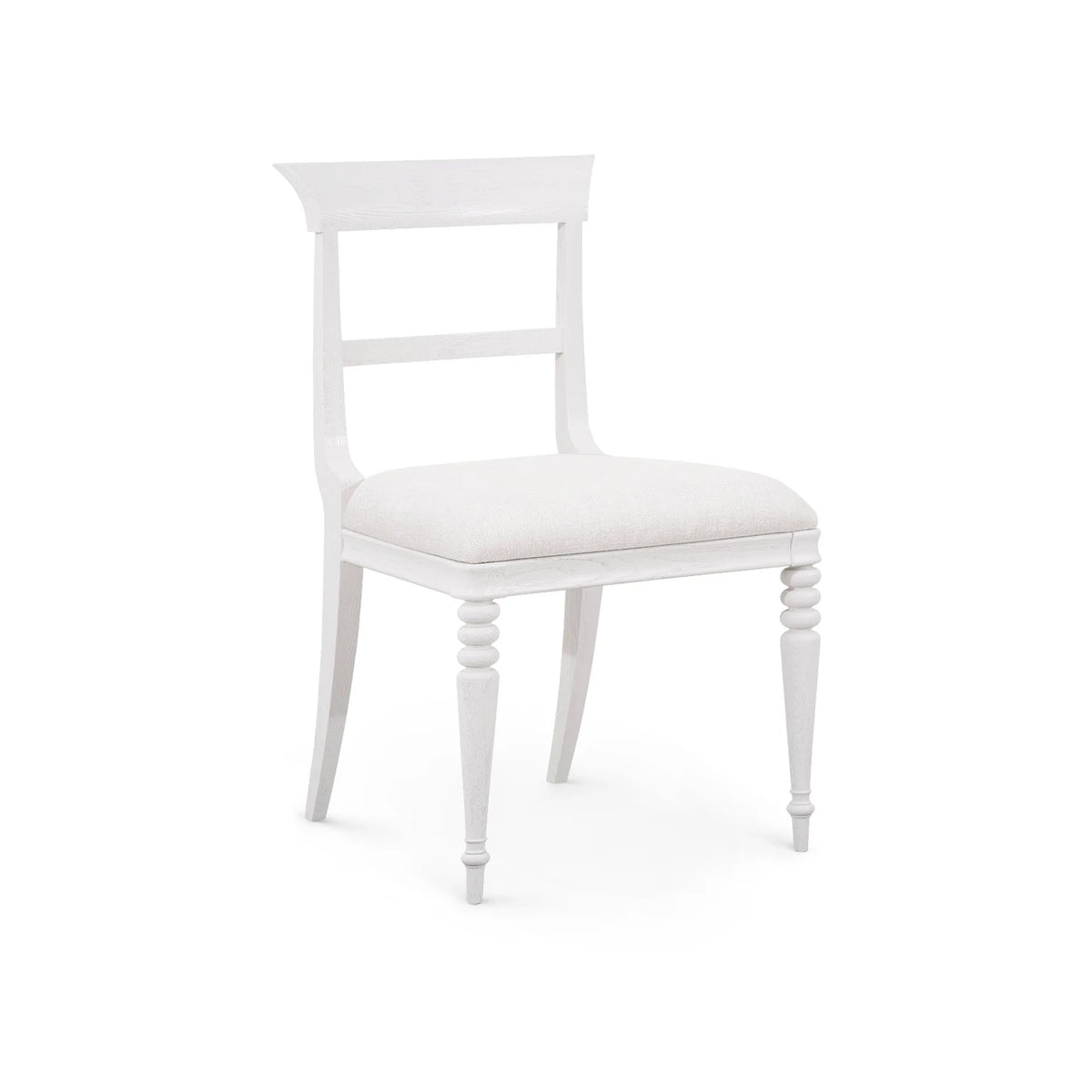 Villa & House Lawrence Side Chair, Glazed Whisper White