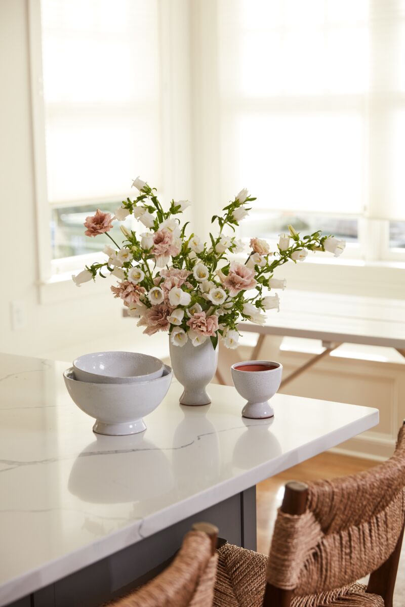 Design Shop Lyra Footed Vase 4"x6.25", Set of 2