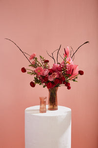 Design Shop Lyrical Vase 3"x 6.25", Set of 4