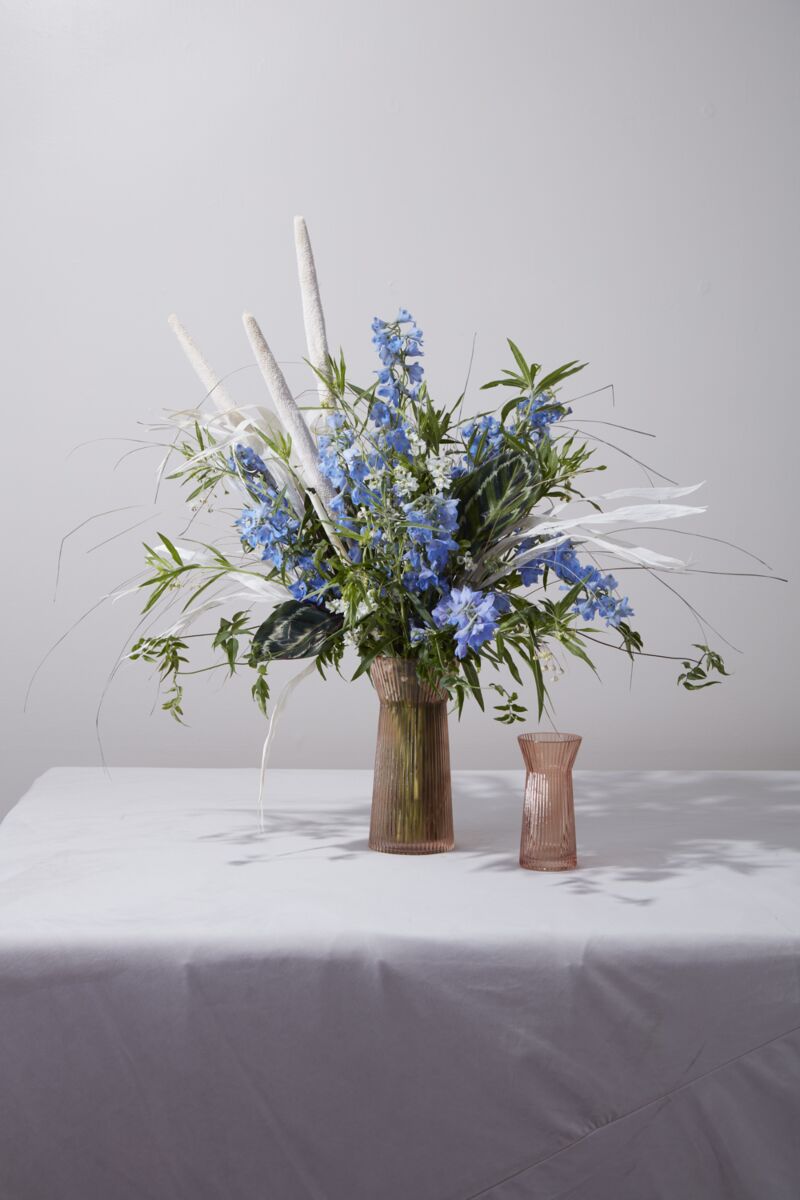 Design Shop Lyrical Vase 3"x 6.25", Set of 4