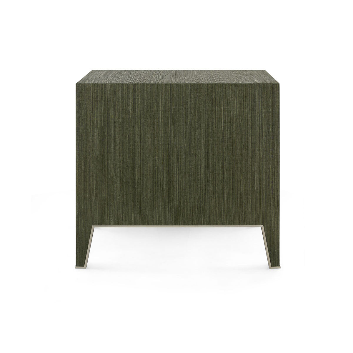 Villa & House Madeline 3-Drawer Side Table, Deep Olive