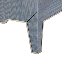 Villa & House Madeline Extra Large 6-Drawer, Colonial Blue Shimmer
