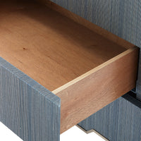 Villa & House Madeline Extra Large 6-Drawer, Colonial Blue Shimmer