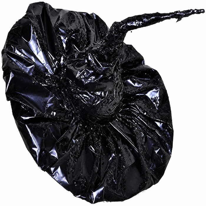 Design Shop 11.5"x6" Witch's Hat, Black & White