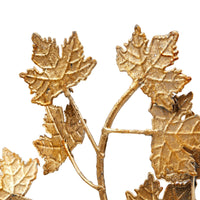 Villa & House Maple Branch Statue, Gold Leaf
