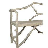 Faux Bois Garden Bench