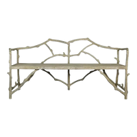 Faux Bois Garden Bench