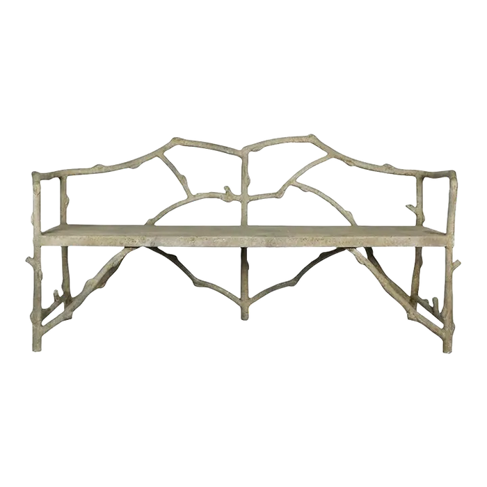 Faux Bois Garden Bench