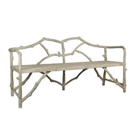 Faux Bois Garden Bench