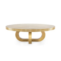 Villa & House Maddox Coffee Table, Antique Brass
