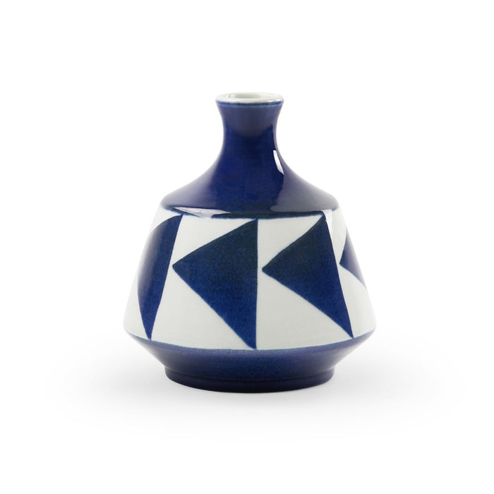 Villa & House Melila Vase, Blue and White
