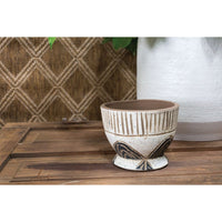 Design Shop Soma Black Terracotta Compote 6.75"
