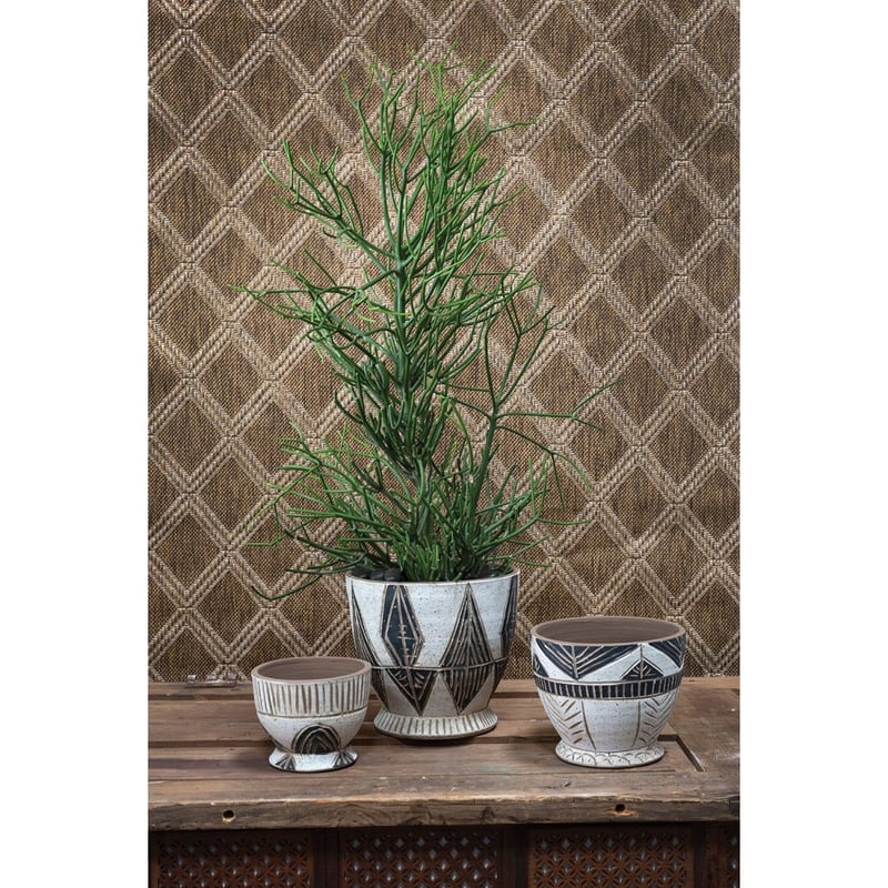 Design Shop Soma Black Terracotta Compote 6.75"