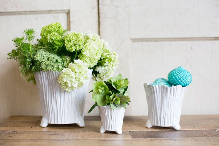 Design Shop Mellie Footed Pot 7"x 6.5"