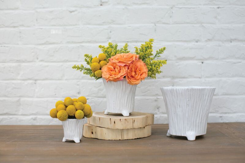 Design Shop Mellie Footed Pot 7"x 6.5"