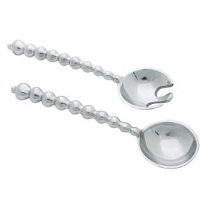 Design Shop Aluminum Beaded Server S/2