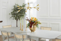 Villa & House Mali Medium Cache Pot, Brass