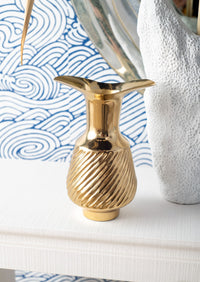 Villa & House Manile Vase, Brass