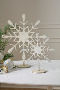 Design Shop Moonlit Snowflake Stand 18.25"x 5.25"x 20.75"