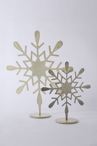 Design Shop Moonlit Snowflake Stand 18.25"x 5.25"x 20.75"