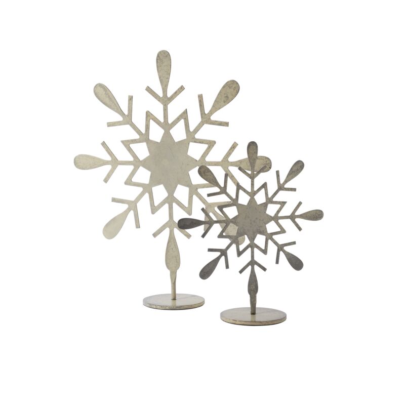 Design Shop Moonlit Snowflake Stand 18.25"x 5.25"x 20.75"