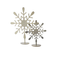 Design Shop Moonlit Snowflake Stand 18.25"x 5.25"x 20.75"