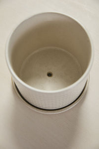 Design Shop Morse Pot with Saucer 6"x 5.5", Set of 2