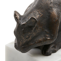 Villa & House Mouse Statue Set of 3, Bronze