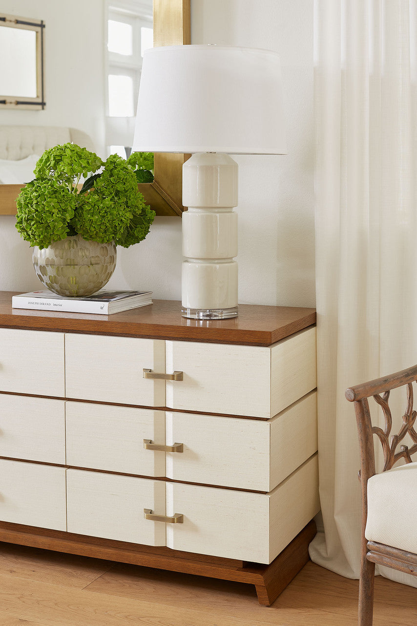 Villa & House Mirriam Medium Vase, Powder White
