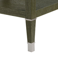 Villa & House Morris 1-Drawer Side Table, Deep Olive