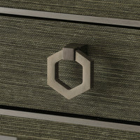 Villa & House Morris 1-Drawer Side Table, Deep Olive