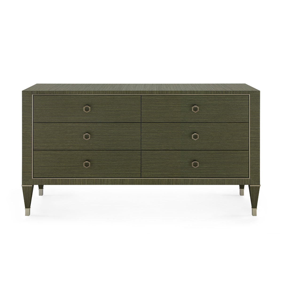 Villa & House Morris Extra Large 6-Drawer, Deep Olive