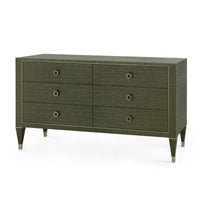 Villa & House Morris Extra Large 6-Drawer, Deep Olive