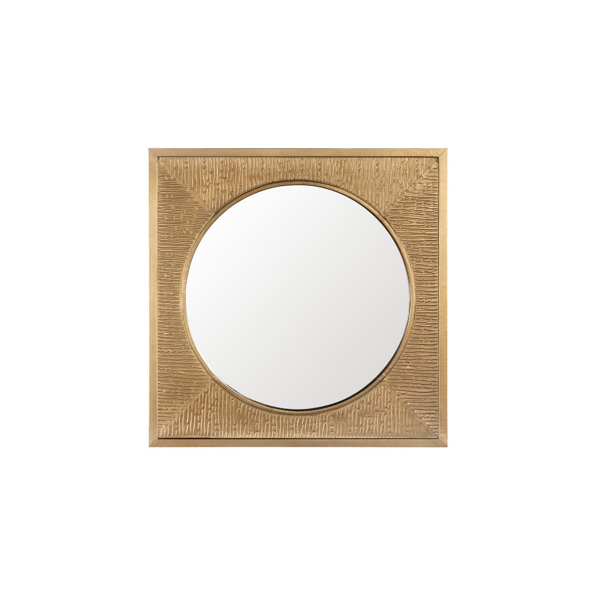 Villa & House Martina Small Mirror, Antique Brass