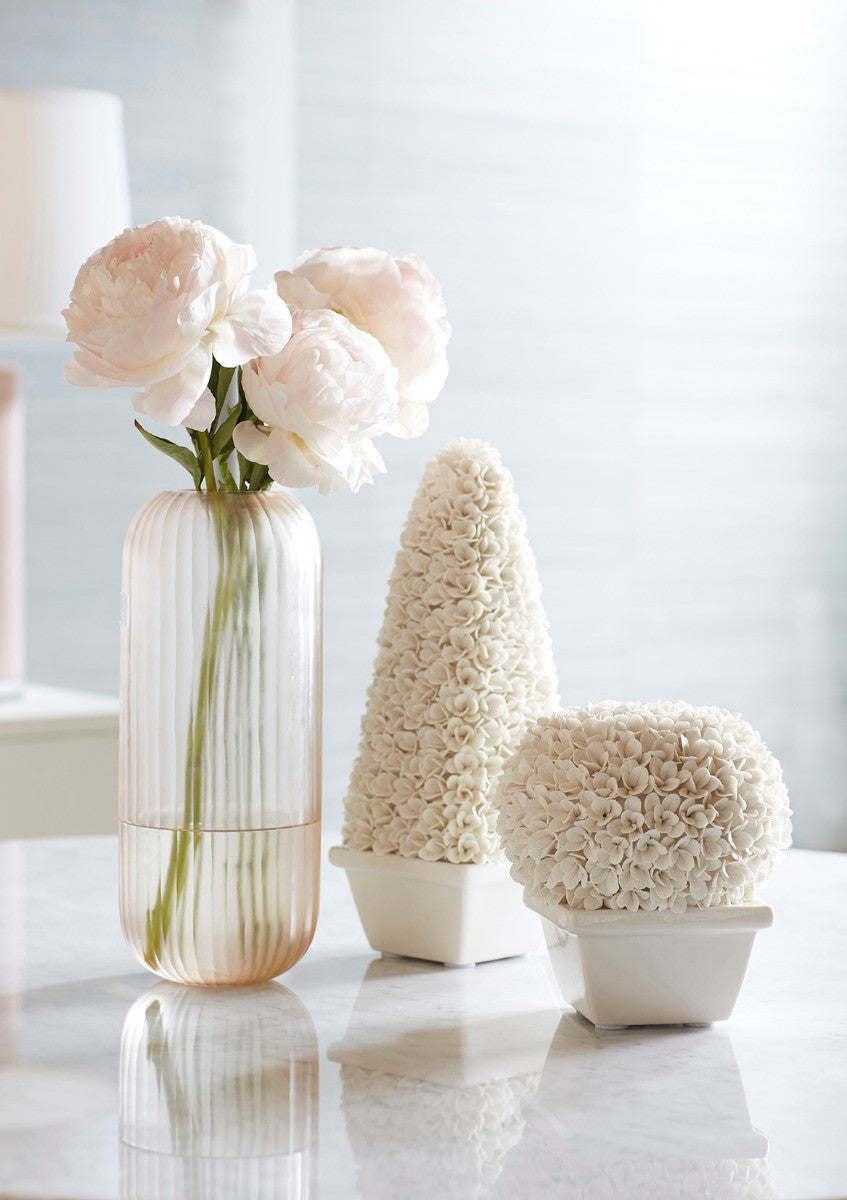 Villa & House Mayfair Tall Boxwood Topiary, Blanc de Chine