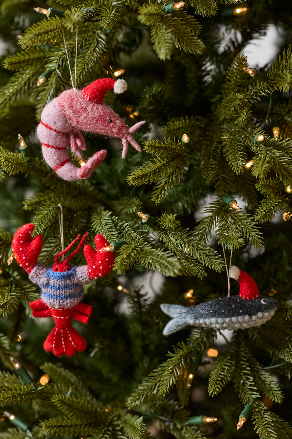 Design Shop Nantucket Christmas Ornament 7"x 4.5"x 1.5", Set of 2