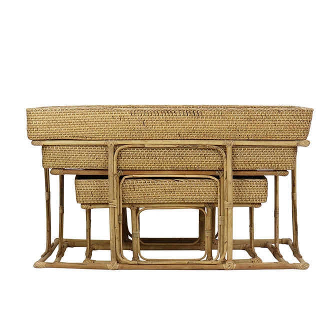 Design Shop Rectangle Bali Nesting Table (Set of 3)