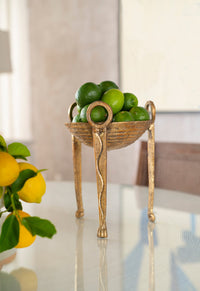 Villa & House Nestor Tripod, Gold Leaf