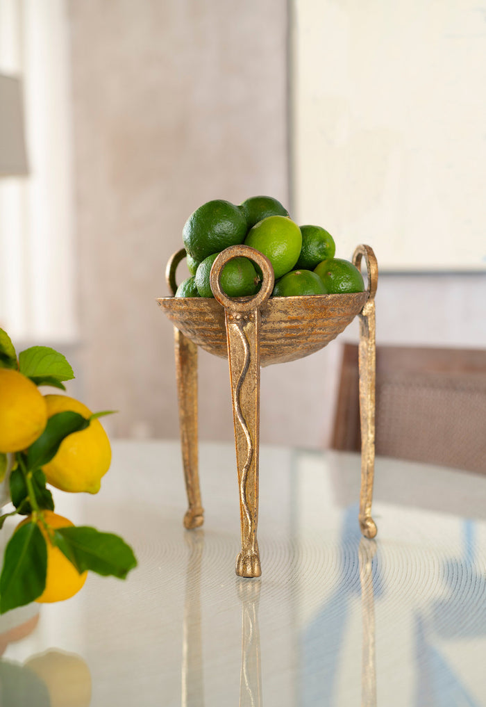 Villa & House Nestor Tripod, Gold Leaf