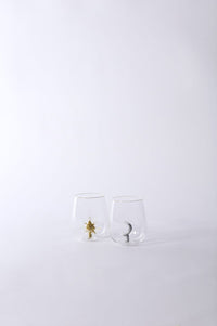 Design Shop Night Sky Drinkware 3.75"x 4.25", Set of 4