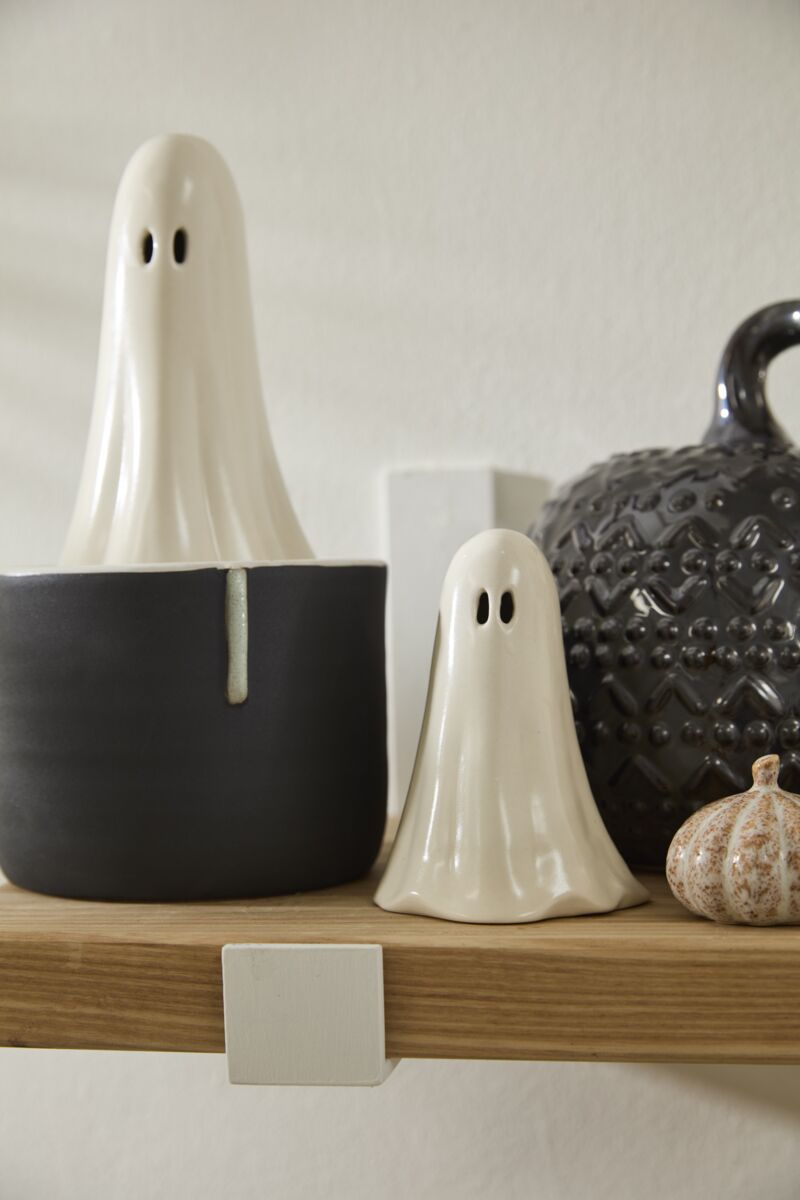 Design Shop Not So Ghostly Figurine 4.5"x 7", Set of 2