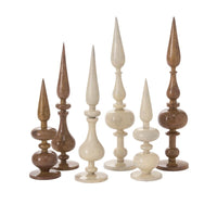 Design Shop Glass Candy ornament 2"x 3.75", Set of 6