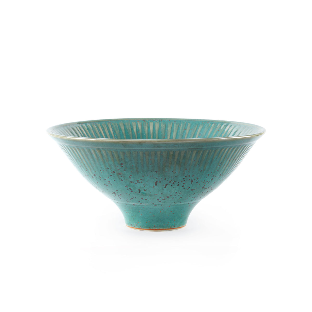 Villa & House Nyle Large Bowl, Mottled Turquoise