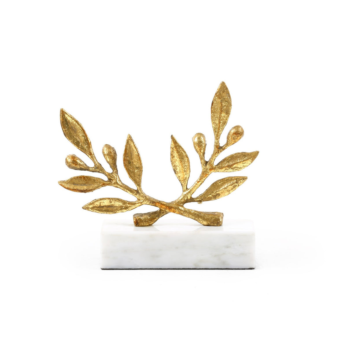 Villa & House Olive Statue, Gold Leaf