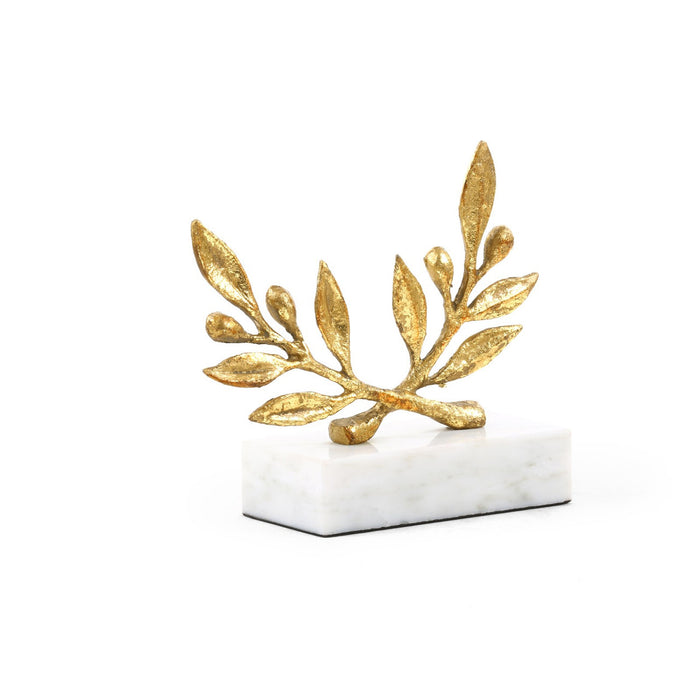 Villa & House Olive Statue, Gold Leaf