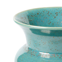 Villa & House Olympia Medium Vase, Mottled Turquoise