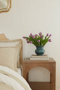 Villa & House Olympia Medium Vase, Mottled Turquoise